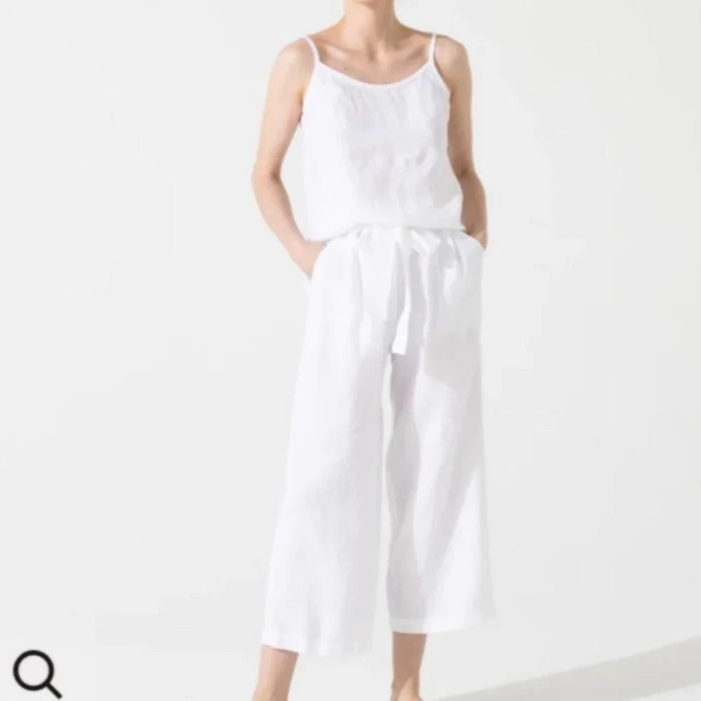 NotPerfectLinen Orleans pants in cornflower blue size S/M - Picture 1 of 5